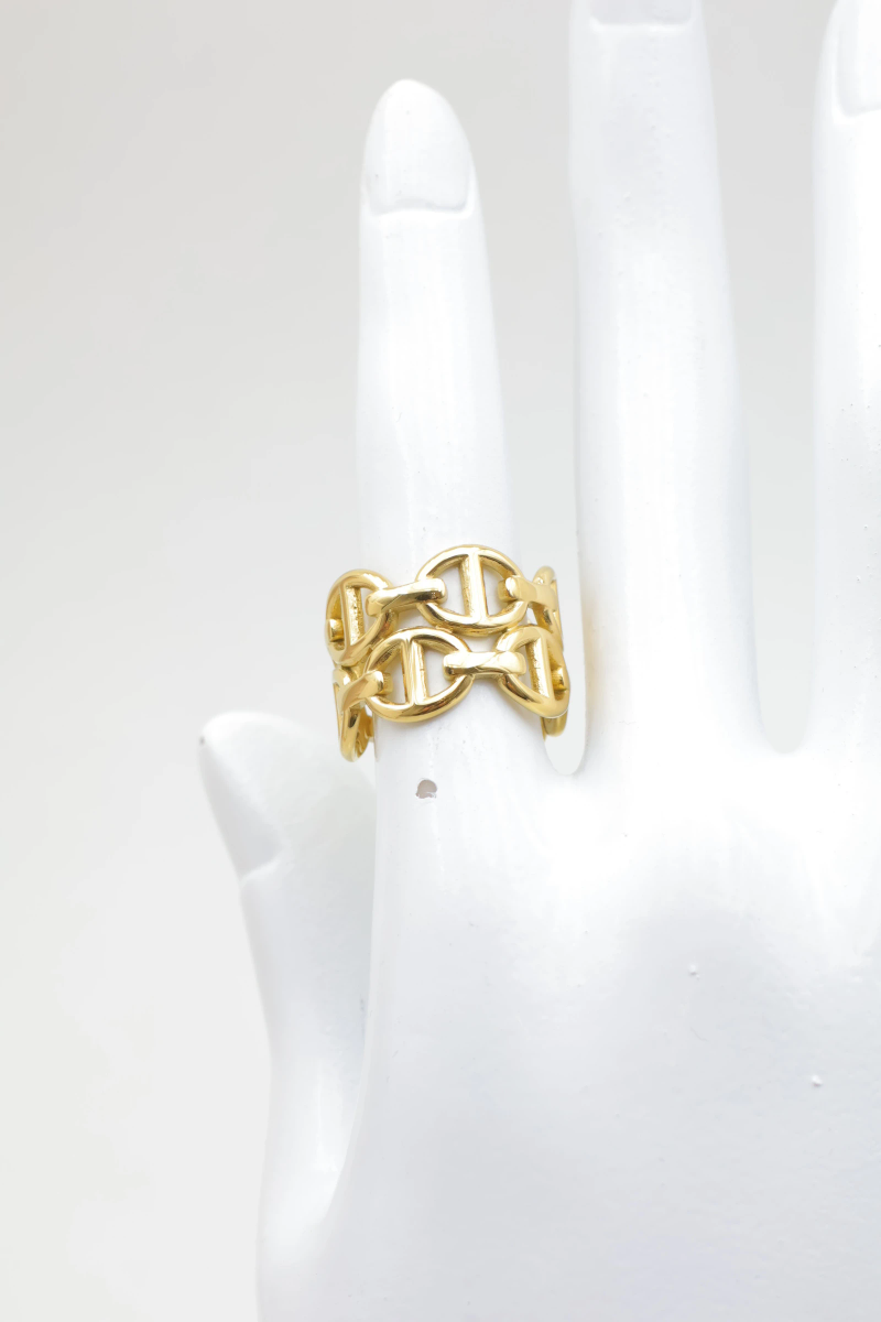Bague ajustable en acier inoxydable 2