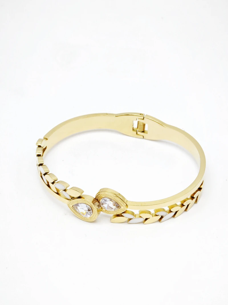 Bracelet jonc en acier inoxydable 2