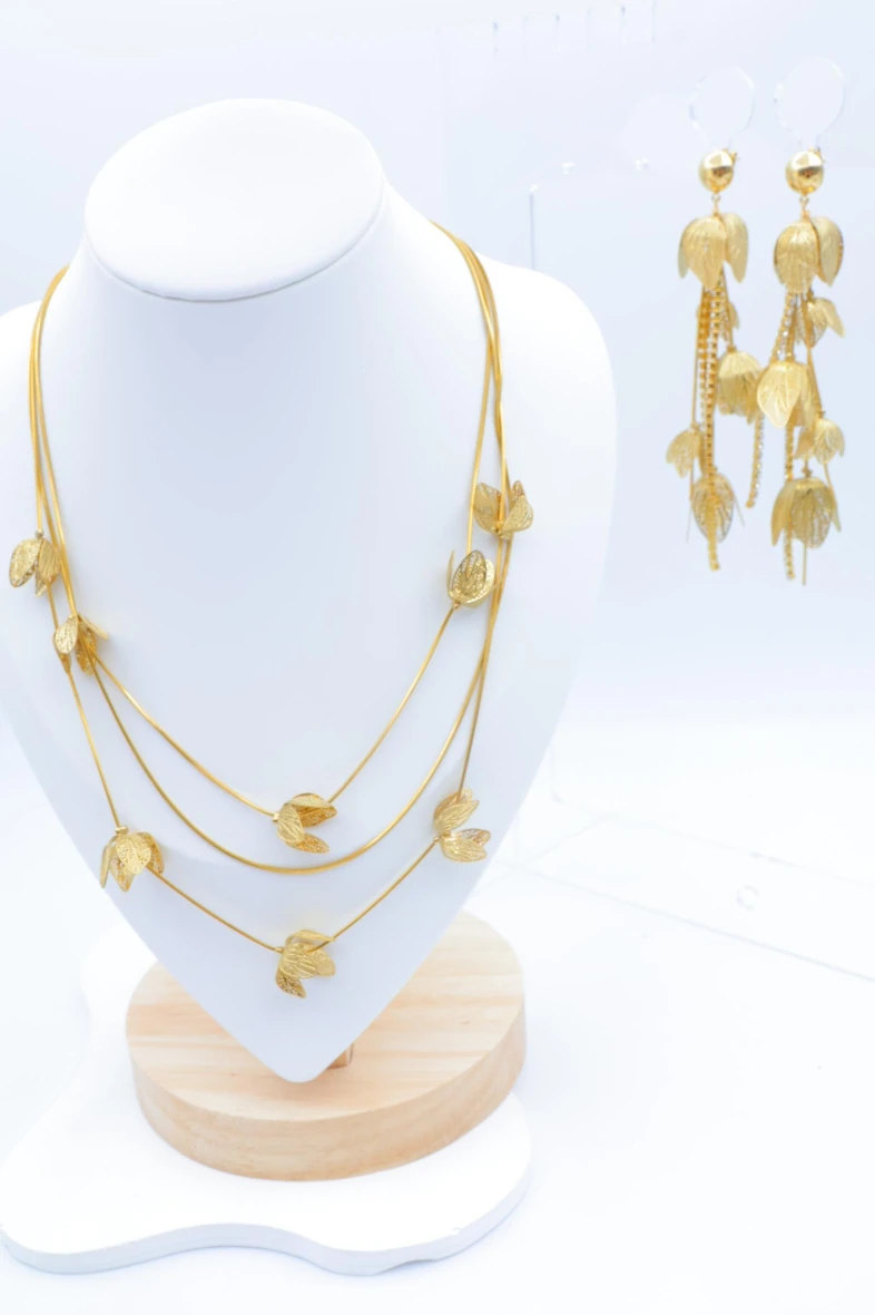 Parure de bijoux en acier inoxydable