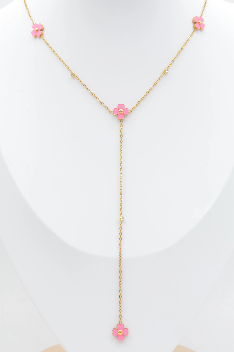 Stainless steel y-necklace 2