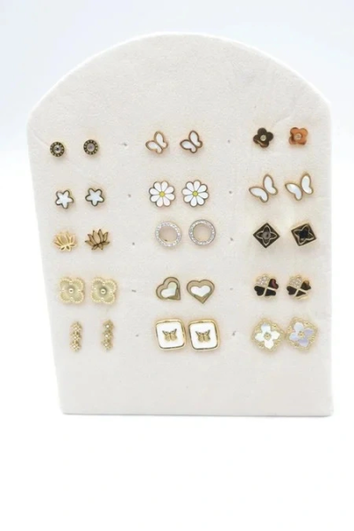 Lot de 15 boucles d'oreilles avec présentoir 2