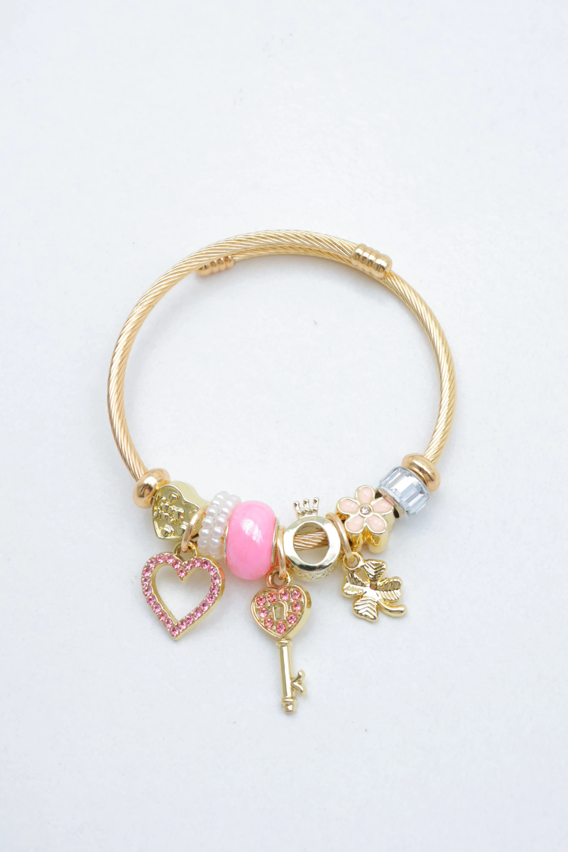 Stainless steel charm bracelet 2
