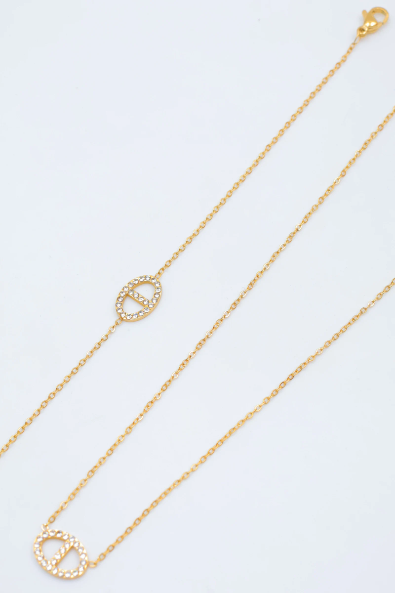 Parure de bijoux en acier inoxydable 2