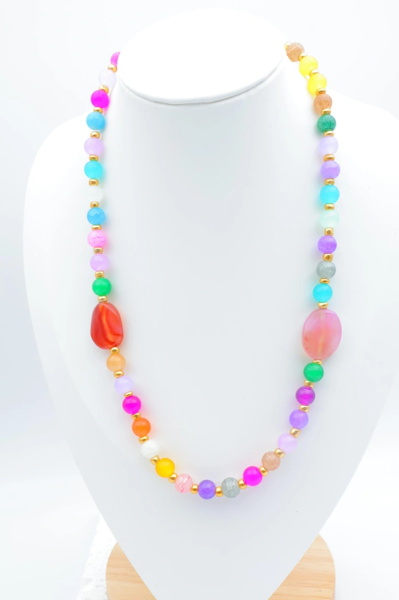 Metal necklace — Multicolor
