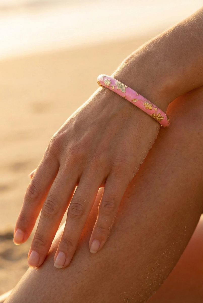 Bracelet jonc en laiton 2