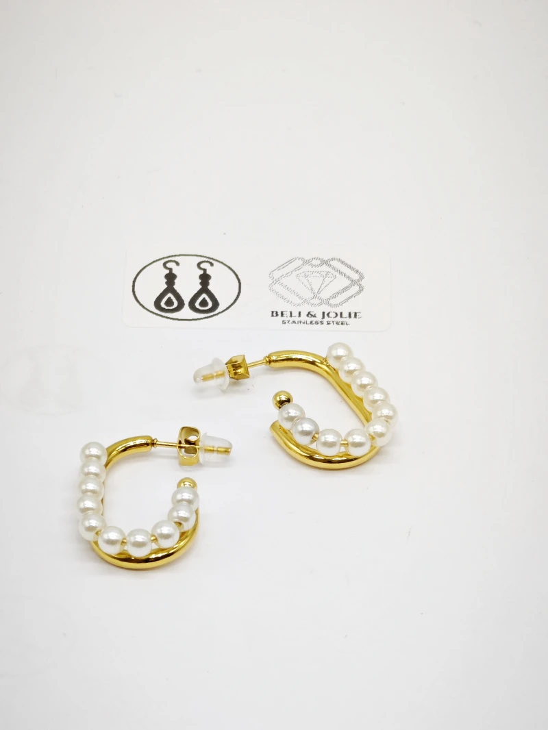 Boucles d'oreilles en acier inoxydable 2