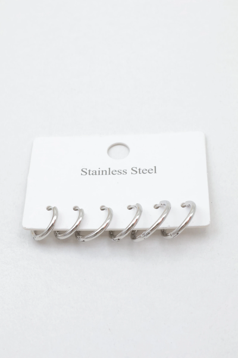 Stainless steel earrings 4