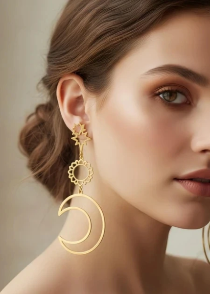 Boucles d'oreilles en acier inoxydable 2