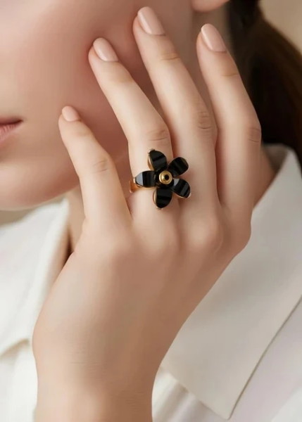 Bague en acier inoxydable ajustable 2