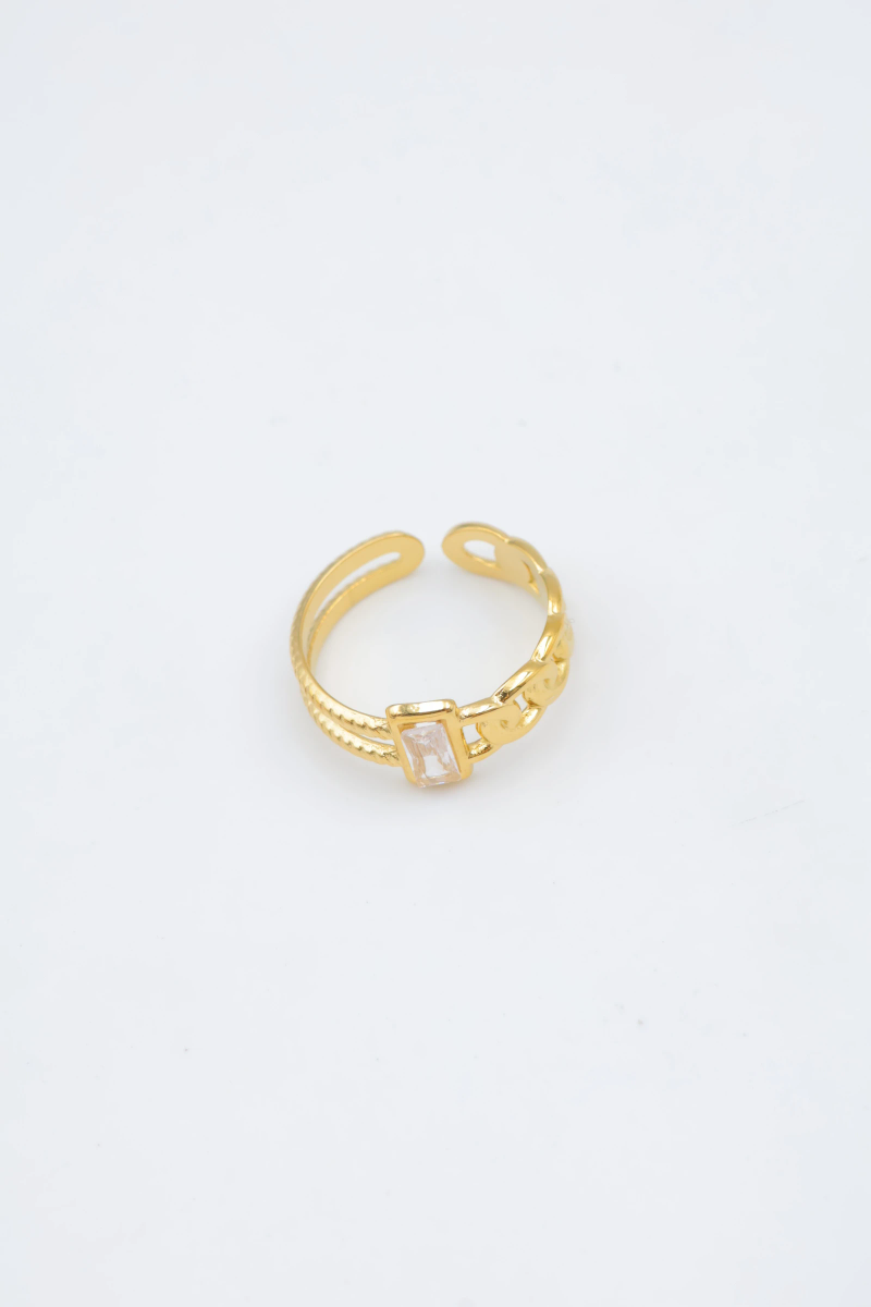 Adjustable stainless steel ring 2