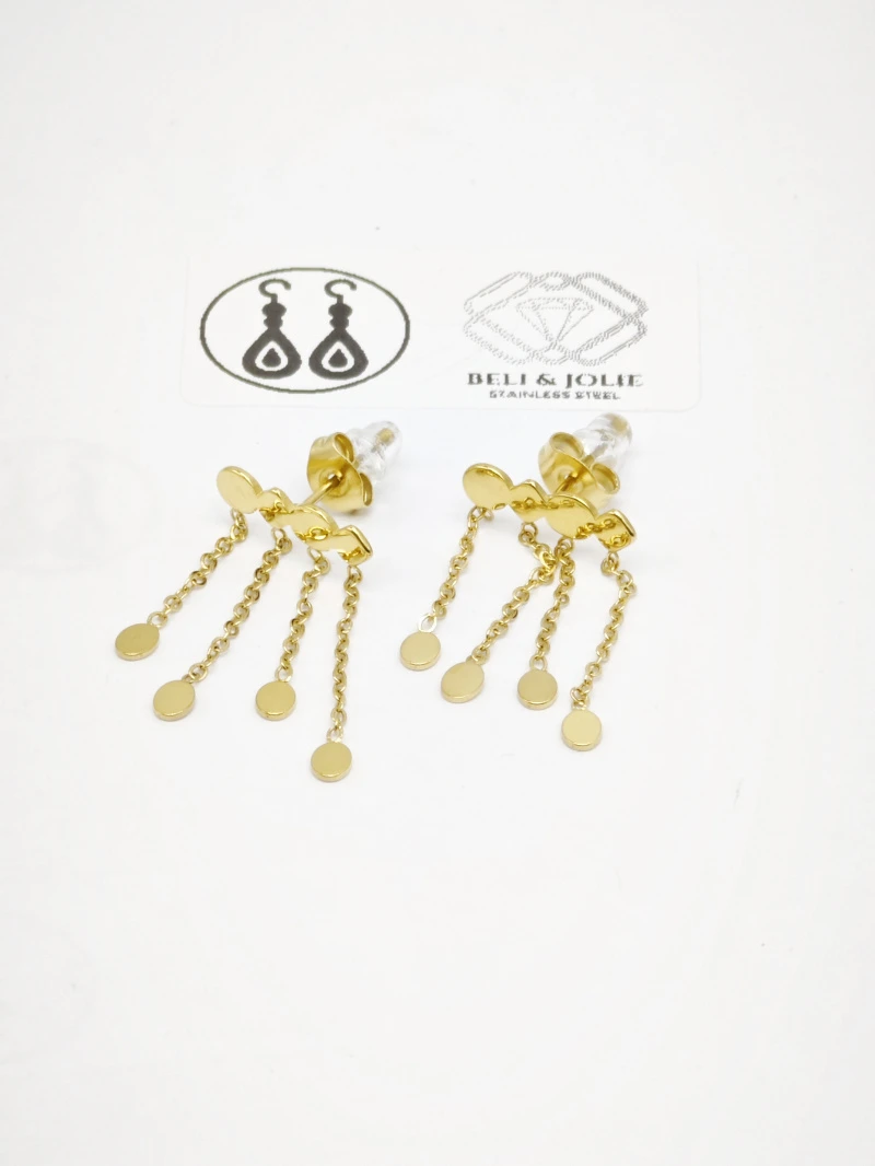 Boucles d'oreilles en acier inoxydable 3