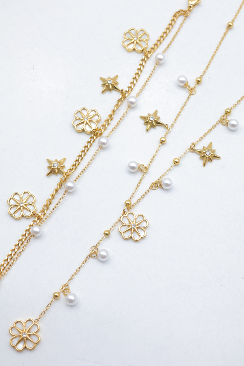 Set of bijoux in stainless steel