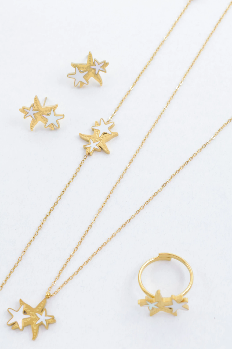 Stainless steel jewelry set 2
